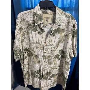 Island Republic silk button-up shirt XL